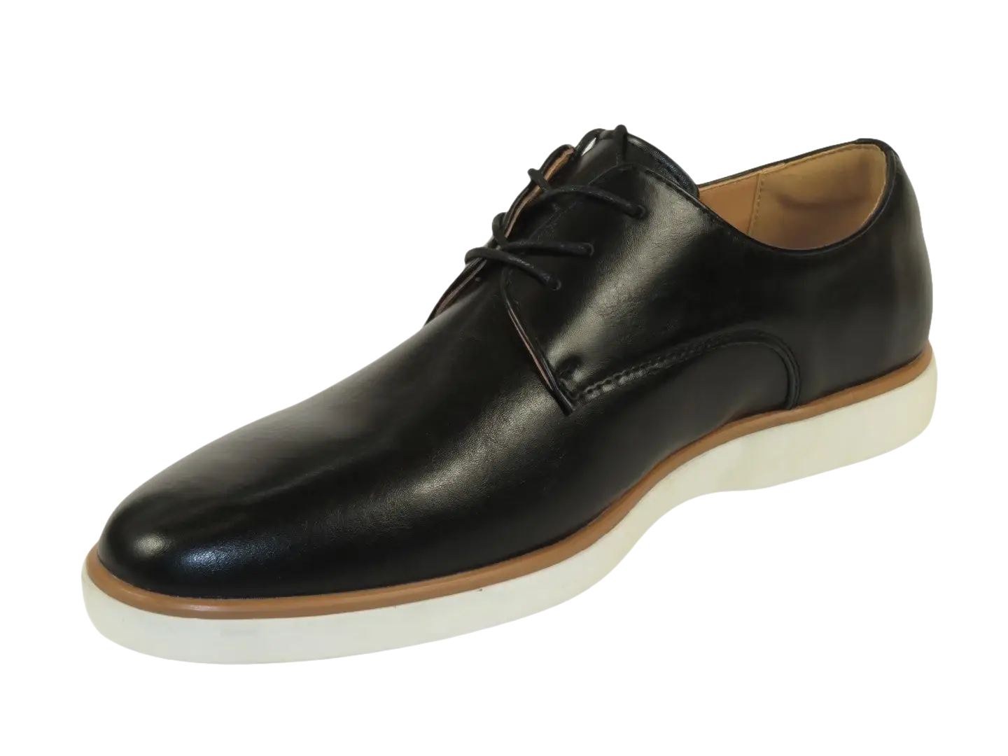 Men's Shoes By Santino Luciano Dress Comfort Light Weight H2461 Black