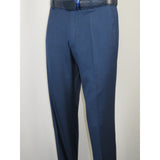 Mens Vitali Three Piece Suit Vested Sharkskin Sheen M3090 Royal blue Regular fit