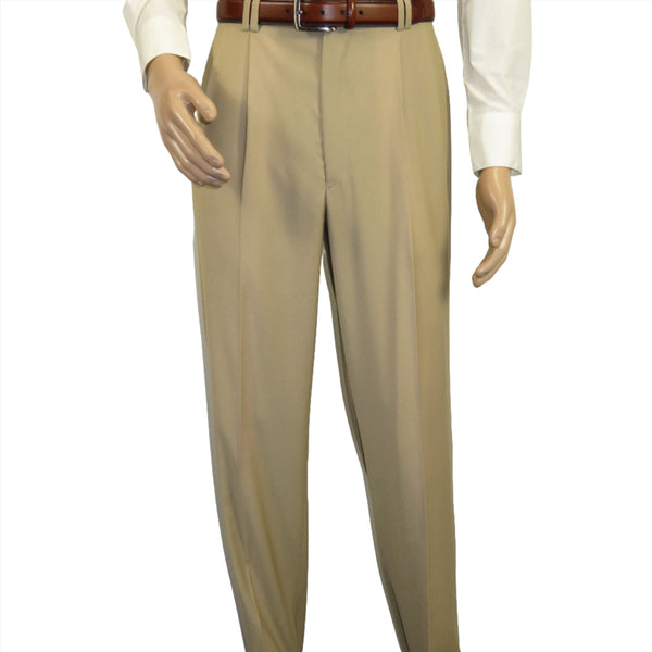 Men's Dress Pants Inverted double pleats sp3000 Beige size 32