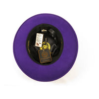 Bruno Capelo Hat Australian Wool Fedora Teardrop Crushable Bel Air BL595 Purple