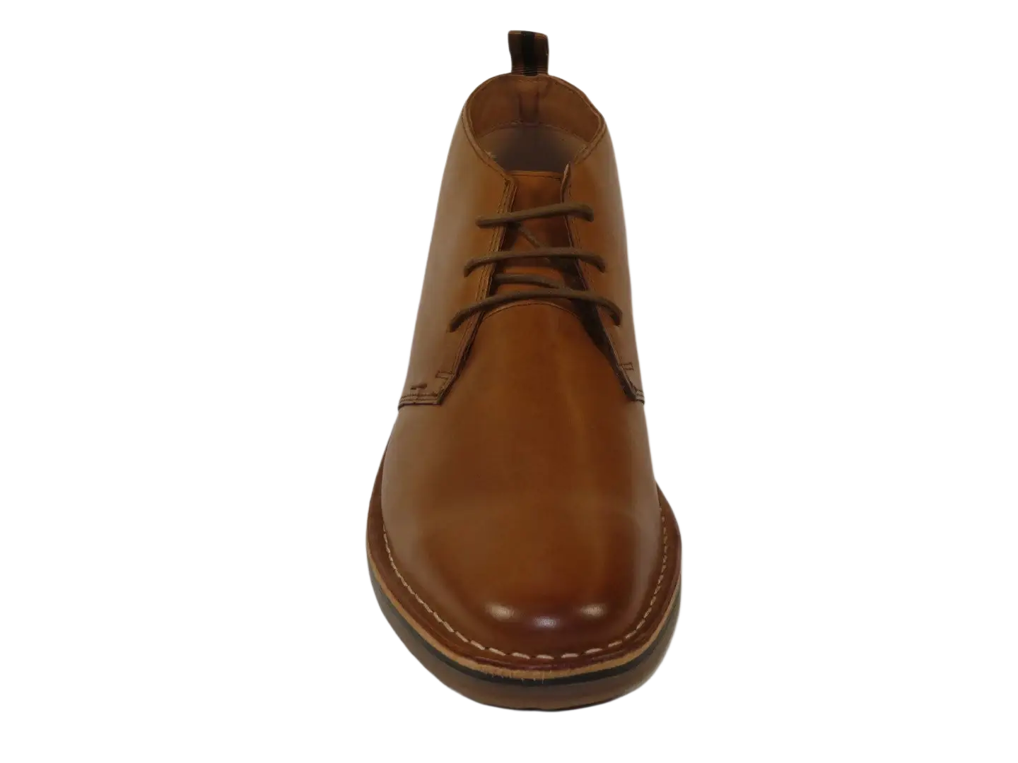 Men's Steve Madden Chuka Comfort Boot Soft Leather Lace up Harros Tan