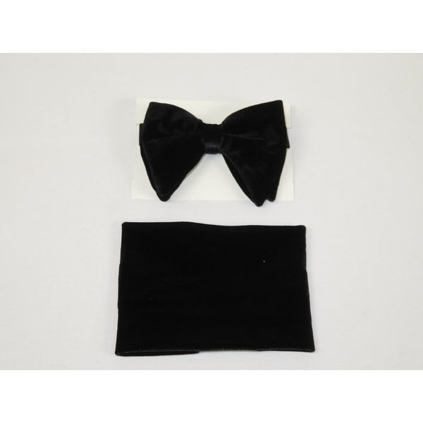 Men's Tuxedo Formal Velvet Bow Tie/Hankie By J.Valintin Fancy JVBT-12