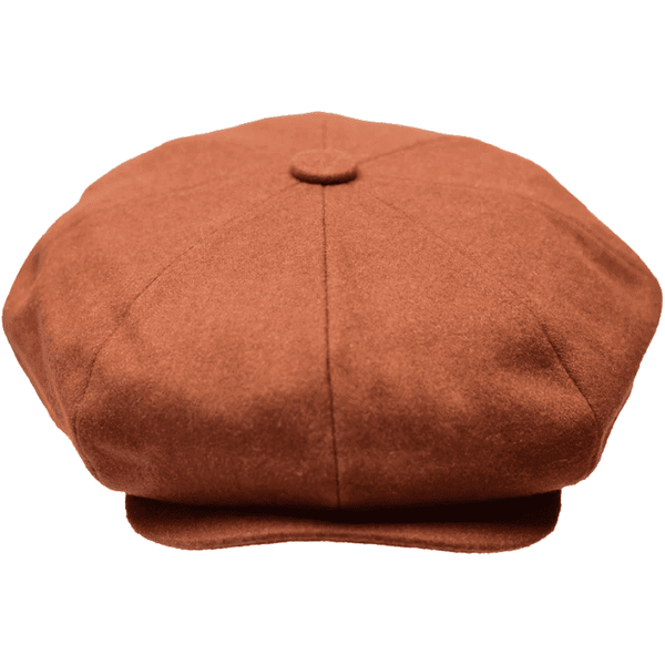 Mens Fashion Classic Flannel Wool Apple Cap Hat by Bruno Capelo ME908 Brandy