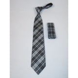 Men's Tie and Hankie Set Soft Microfiber Silky Vito Rofolo by J.Valintin VTR-42