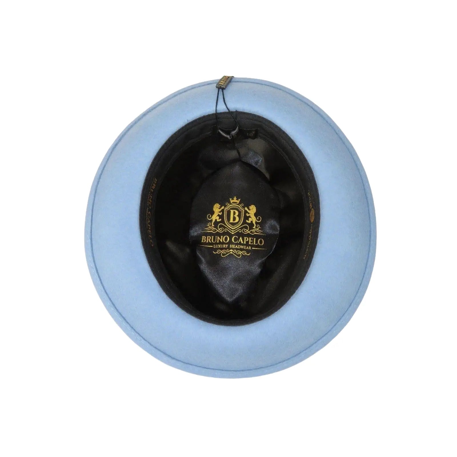 Bruno Capelo Hat Australian Wool Crushable Fedora Giovani UN120 Light Blue - J.Valintin Men's Wear Legend - Un102 - Lt Blue - S
