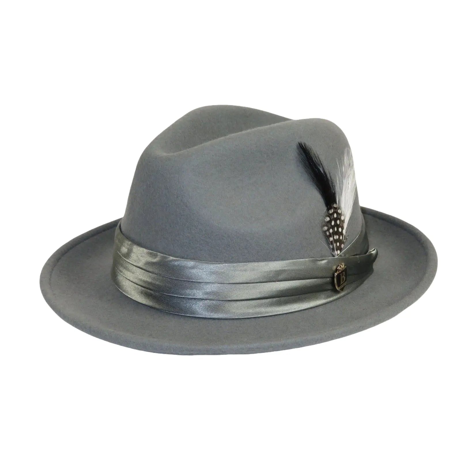 Bruno Capelo Hat Australian Wool Crushable Fedora Giovani UN130 Gft.Gray - J.Valintin Men's Wear Legend - UN130 - Gft Gray - S