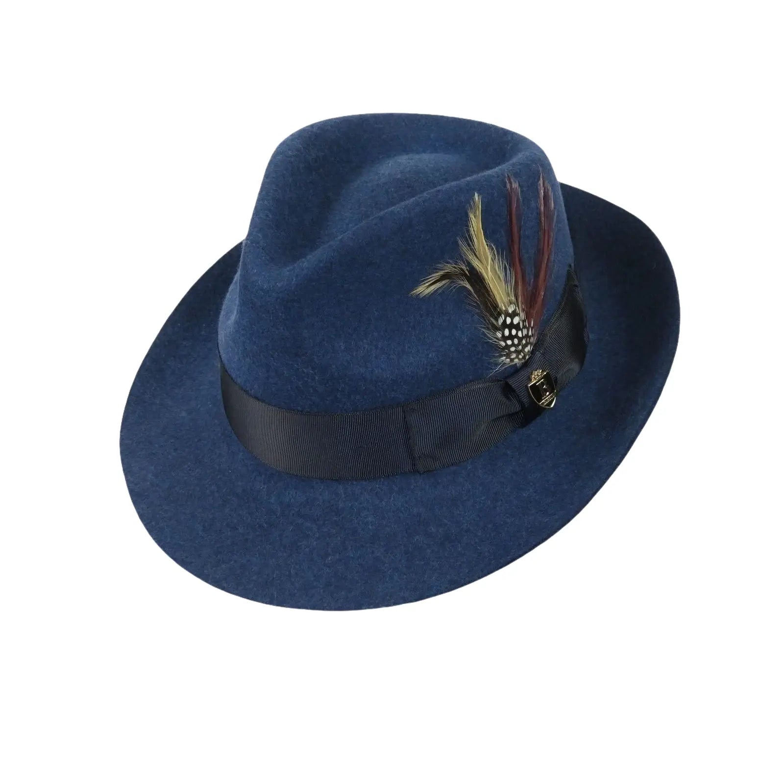 Bruno Capelo Hat Australian Wool Fedora Teardrop Crown Fabio FB234 Denim - J.Valintin Men's Wear Legend - FB234 - Denim - S
