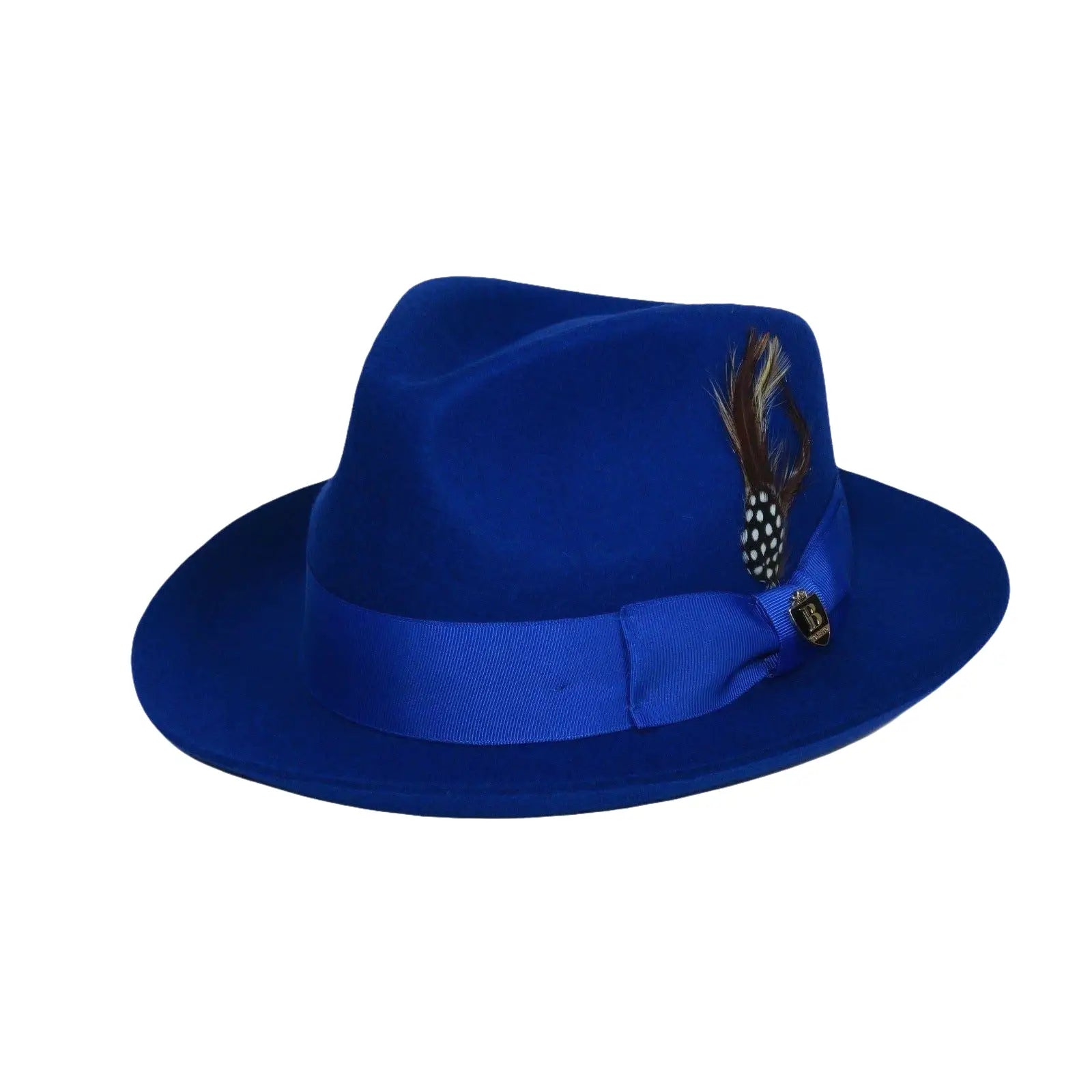 Bruno Capelo Hat Australian Wool Fedora Teardrop Crown Fabio FB235 Royal - J.Valintin Men's Wear Legend - FB235 - Royal - S