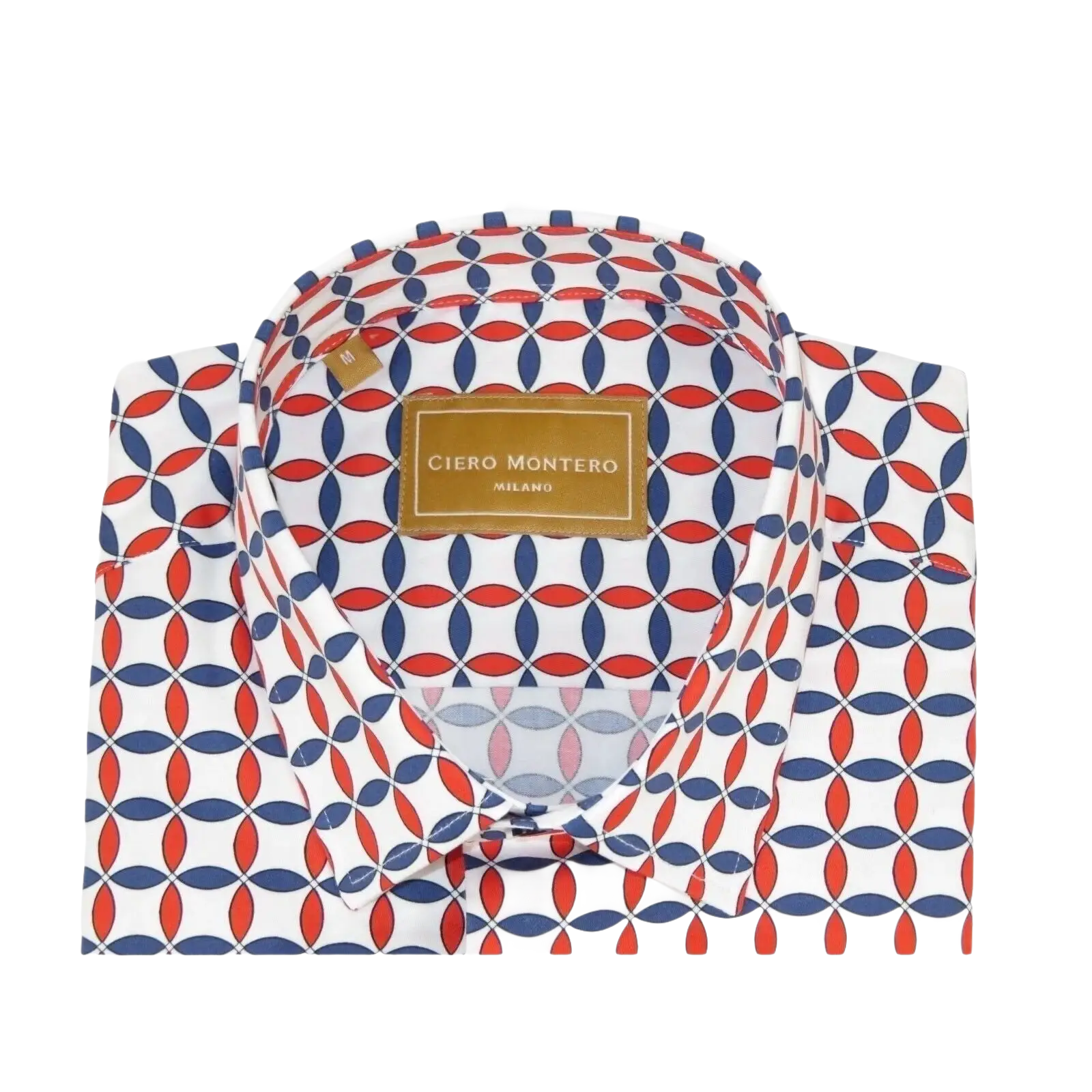 Men 100% Cotton Sports Shirt CIERO MONTERO Turkey Dress/Casual #5072 - 01 Red Blue - J.Valintin Men's Wear Legend - 101115