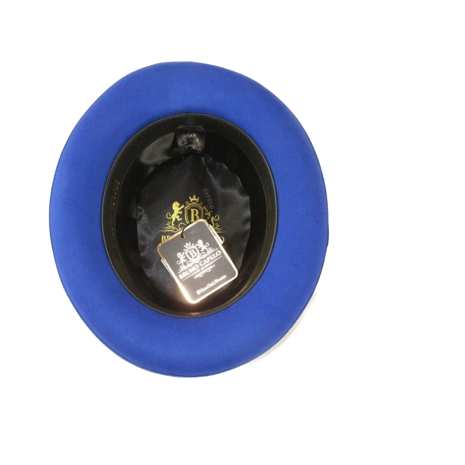 Men Bruno Capelo Dress Formal Hat Australian Wool Homburg Godfather GF108 Royal - J.Valintin Men's Wear Legend - 19621