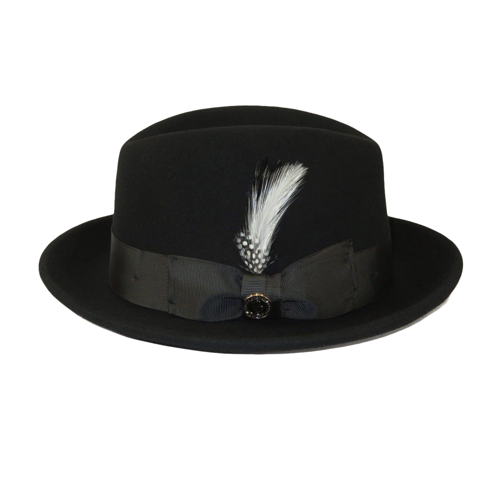 Men Bruno Capelo Hat Australian Wool Crushable Center Dent CHICAGO CH300 Black - J.Valintin Men's Wear Legend - CH300 - black - S