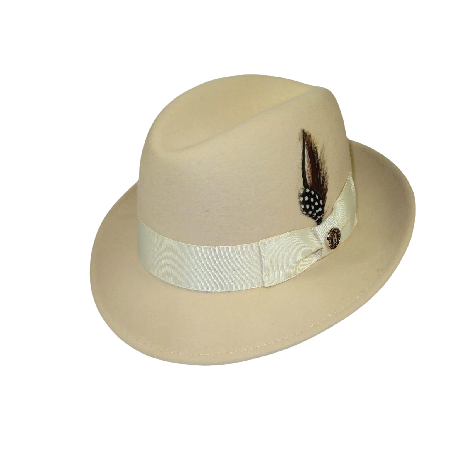 Men Bruno Capelo Hat Australian Wool Crushable Center Dent CHICAGO CH304 Bone - J.Valintin Men's Wear Legend - 98894