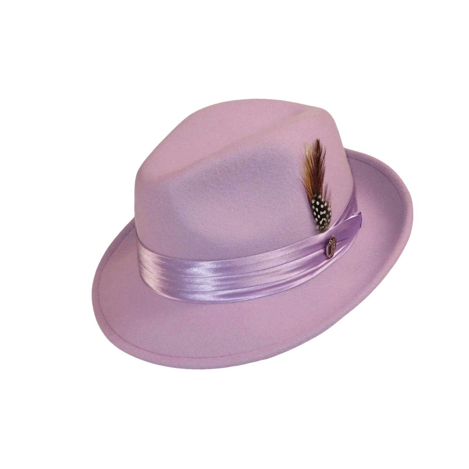 Men Bruno Capelo Hat Australian Wool Crushable Fedora Untouchable UN127 Lavender - J.Valintin Men's Wear Legend - 98065