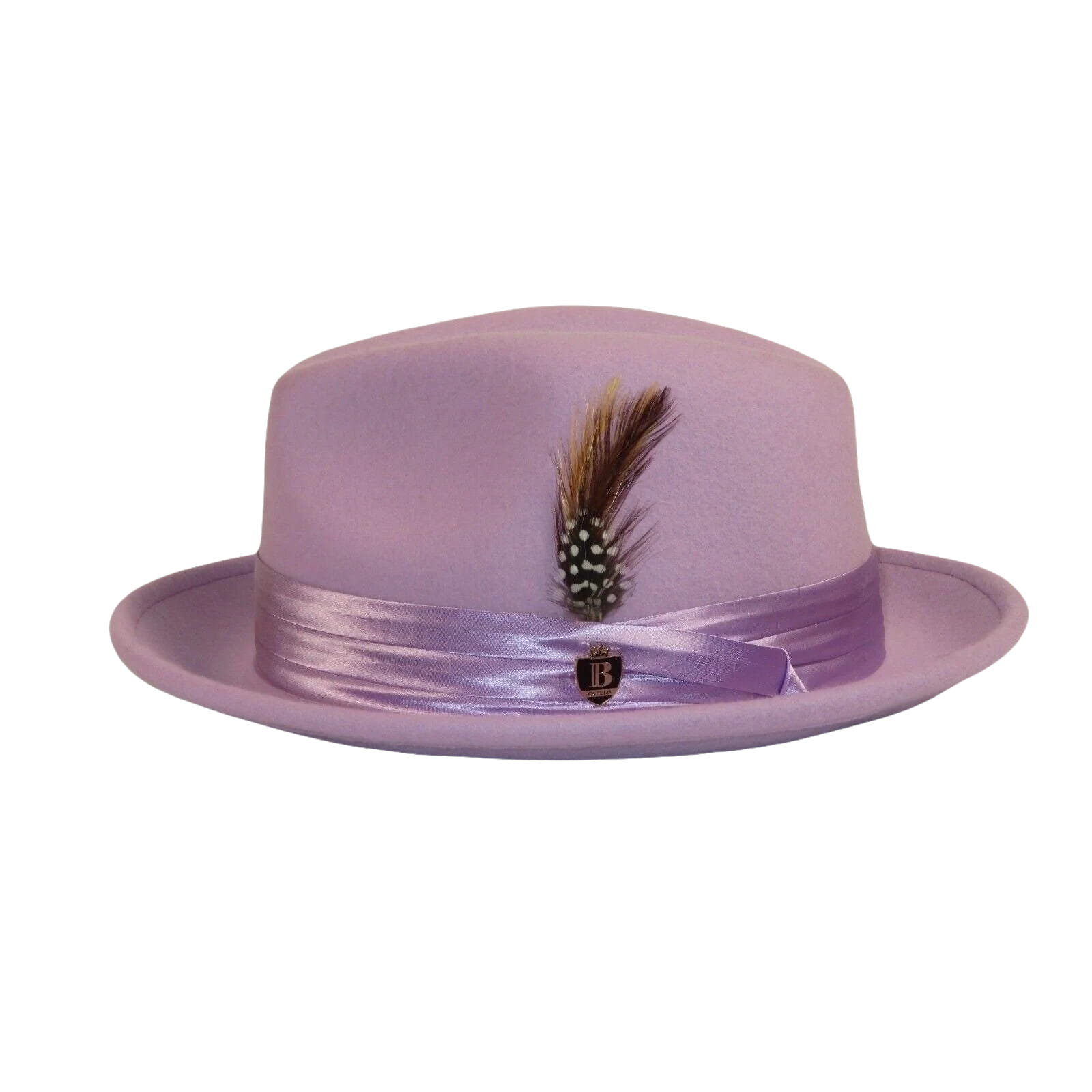 Men Bruno Capelo Hat Australian Wool Crushable Fedora Untouchable UN127 Lavender - J.Valintin Men's Wear Legend - 98065