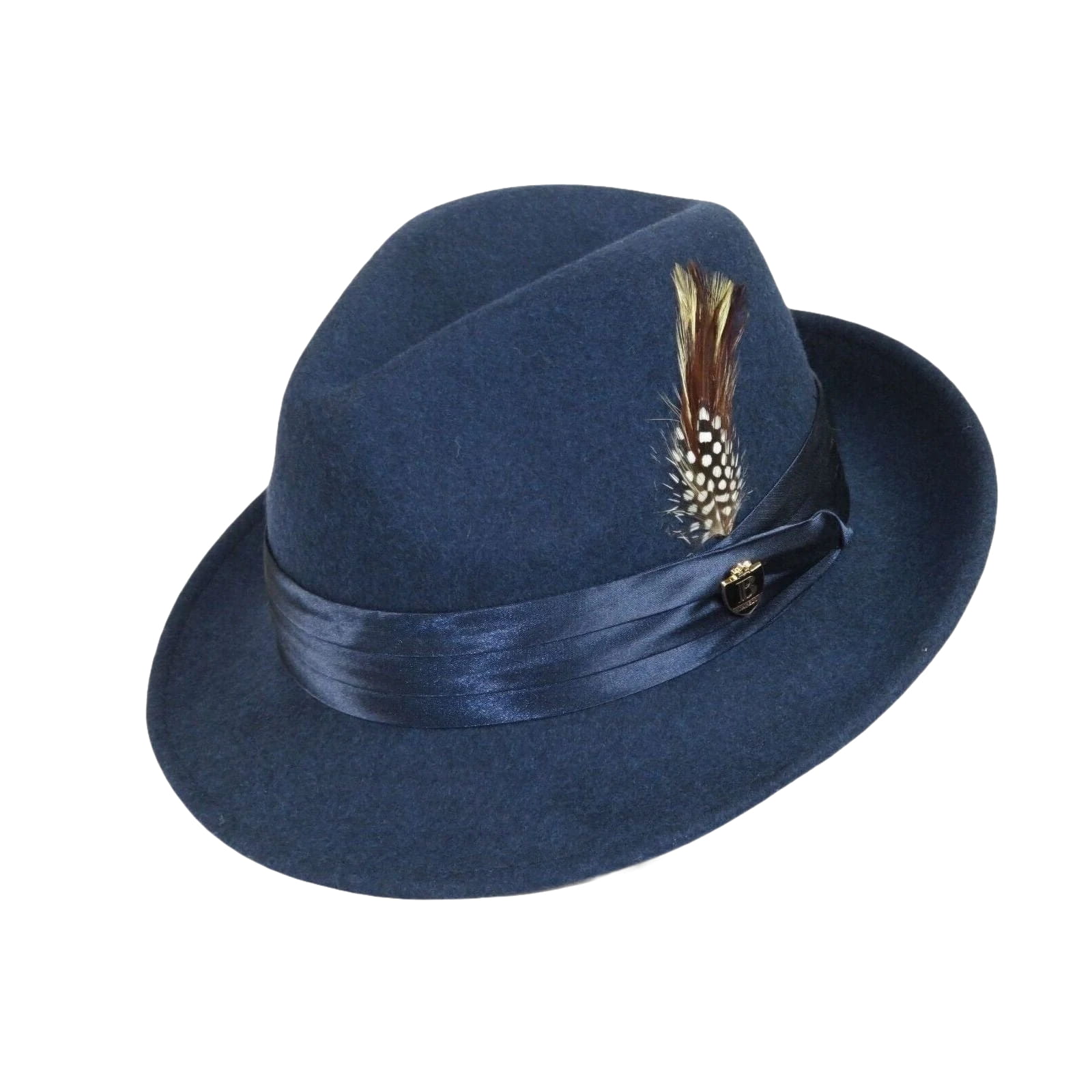 Men Bruno Capelo Hat Australian Wool Crushable Fedora Untouchable UN129 Denim - J.Valintin Men's Wear Legend - 24346
