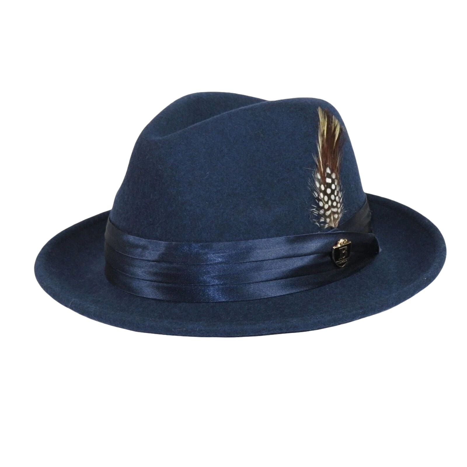 Men Bruno Capelo Hat Australian Wool Crushable Fedora Untouchable UN129 Denim - J.Valintin Men's Wear Legend - 24346