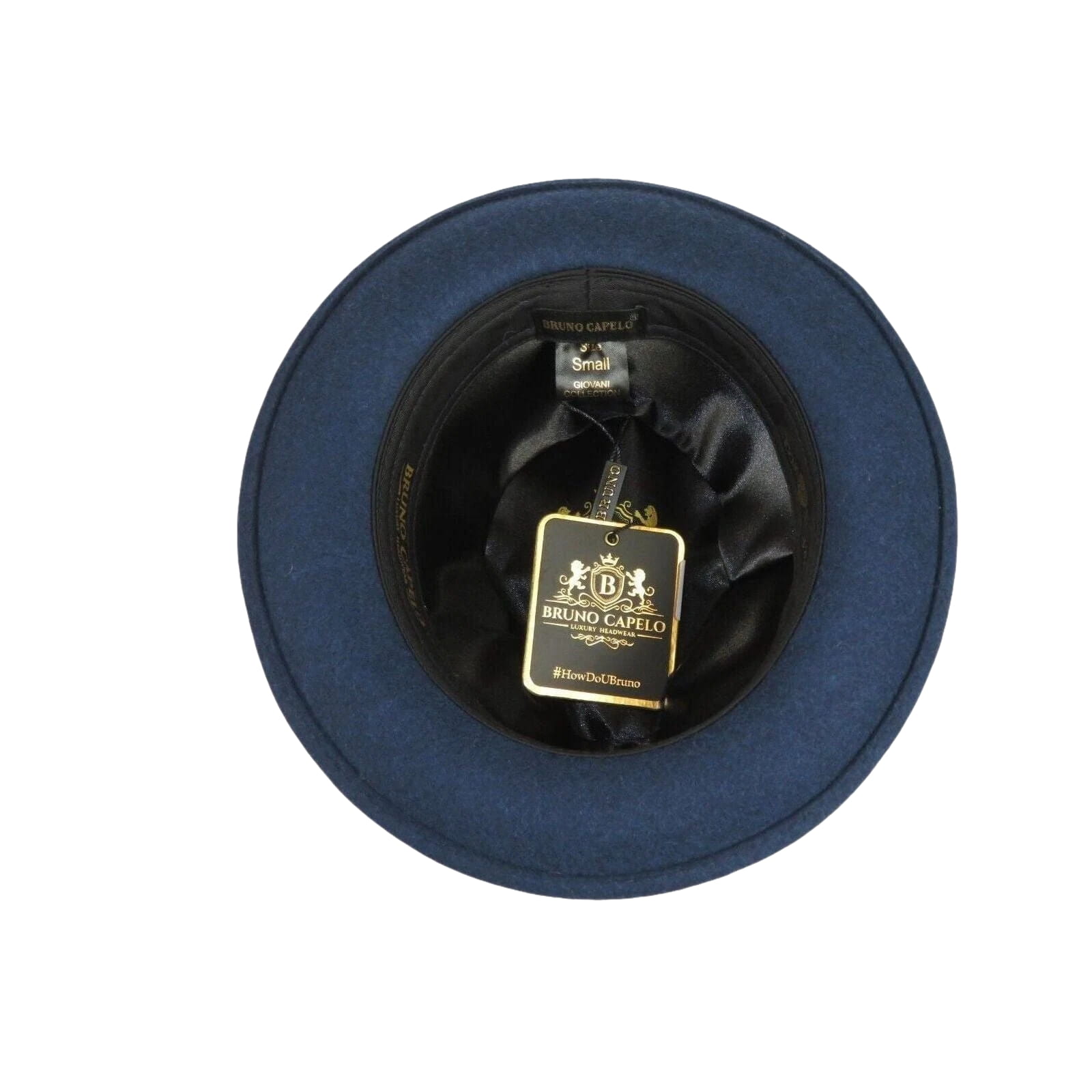 Men Bruno Capelo Hat Australian Wool Crushable Fedora Untouchable UN129 Denim - J.Valintin Men's Wear Legend - 24346