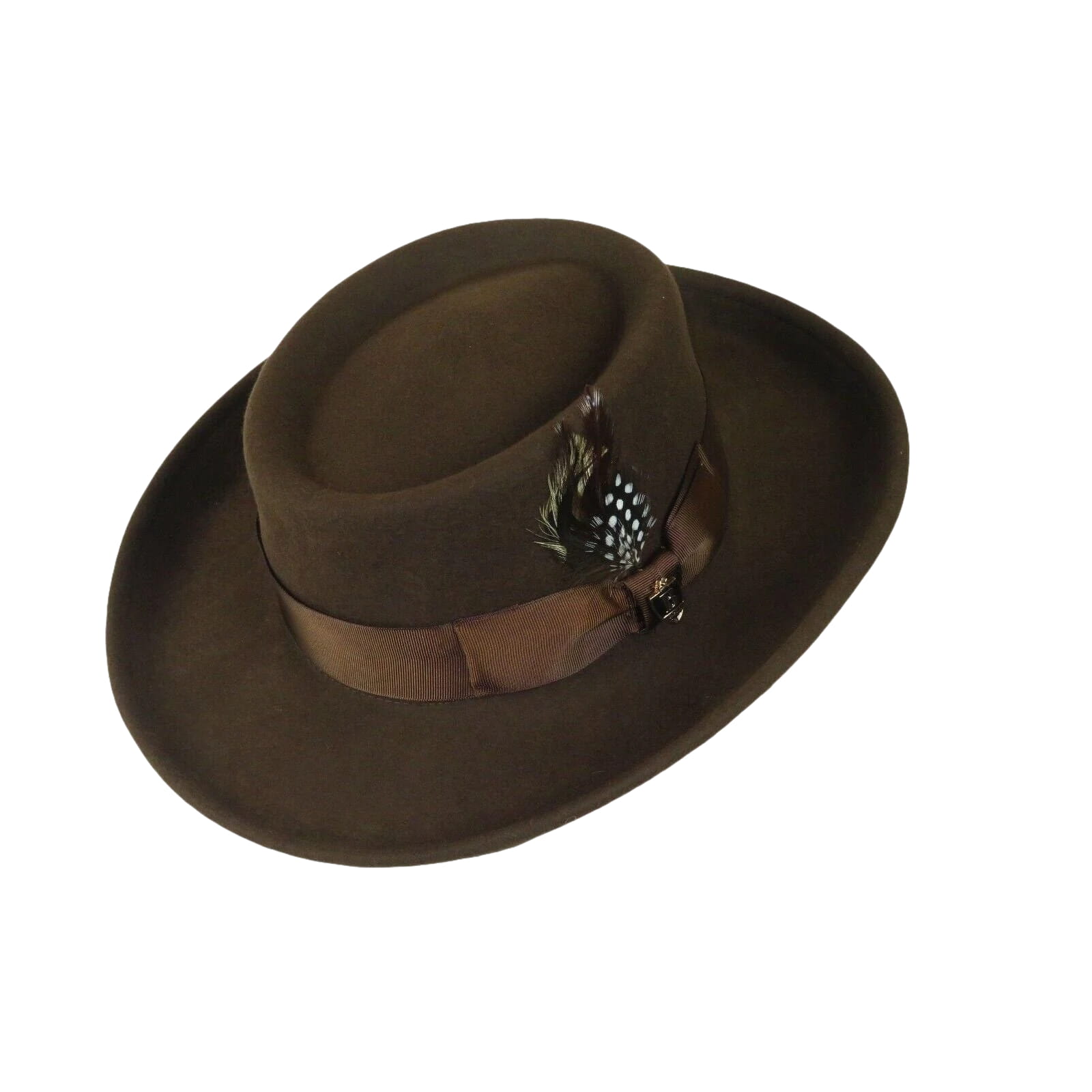 Men Bruno Capelo Hat Australian Wool Crushable Wide Brim GAMBLER GAM101 Brown - J.Valintin Men's Wear Legend - 24060