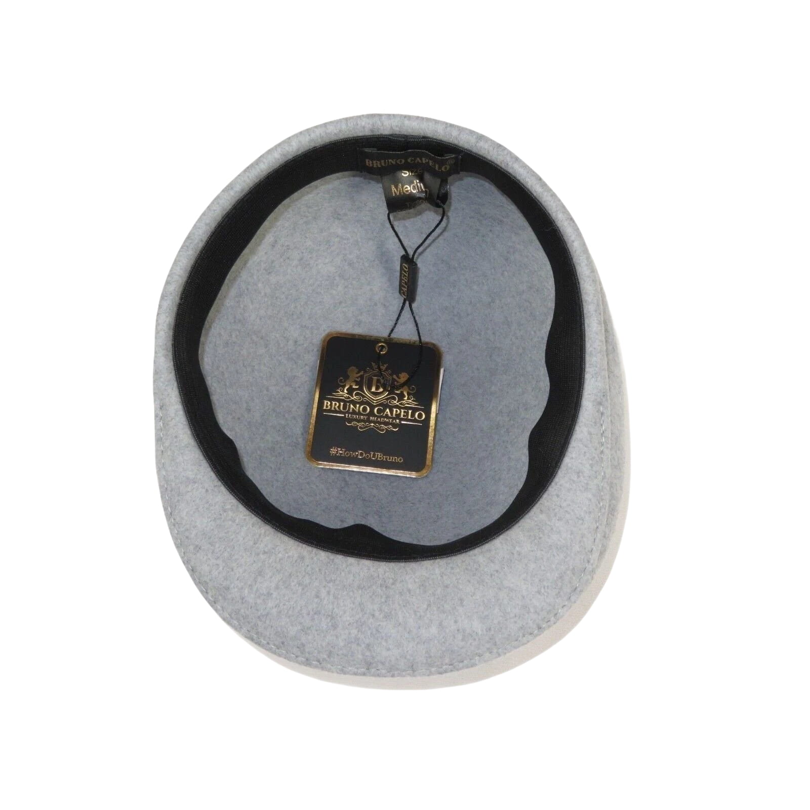 Men Fashion Classic Flannel Wool Ascot Ivy Hat Bruno Capelo Tyson TY104 Gray - J.Valintin Men's Wear Legend - 98107