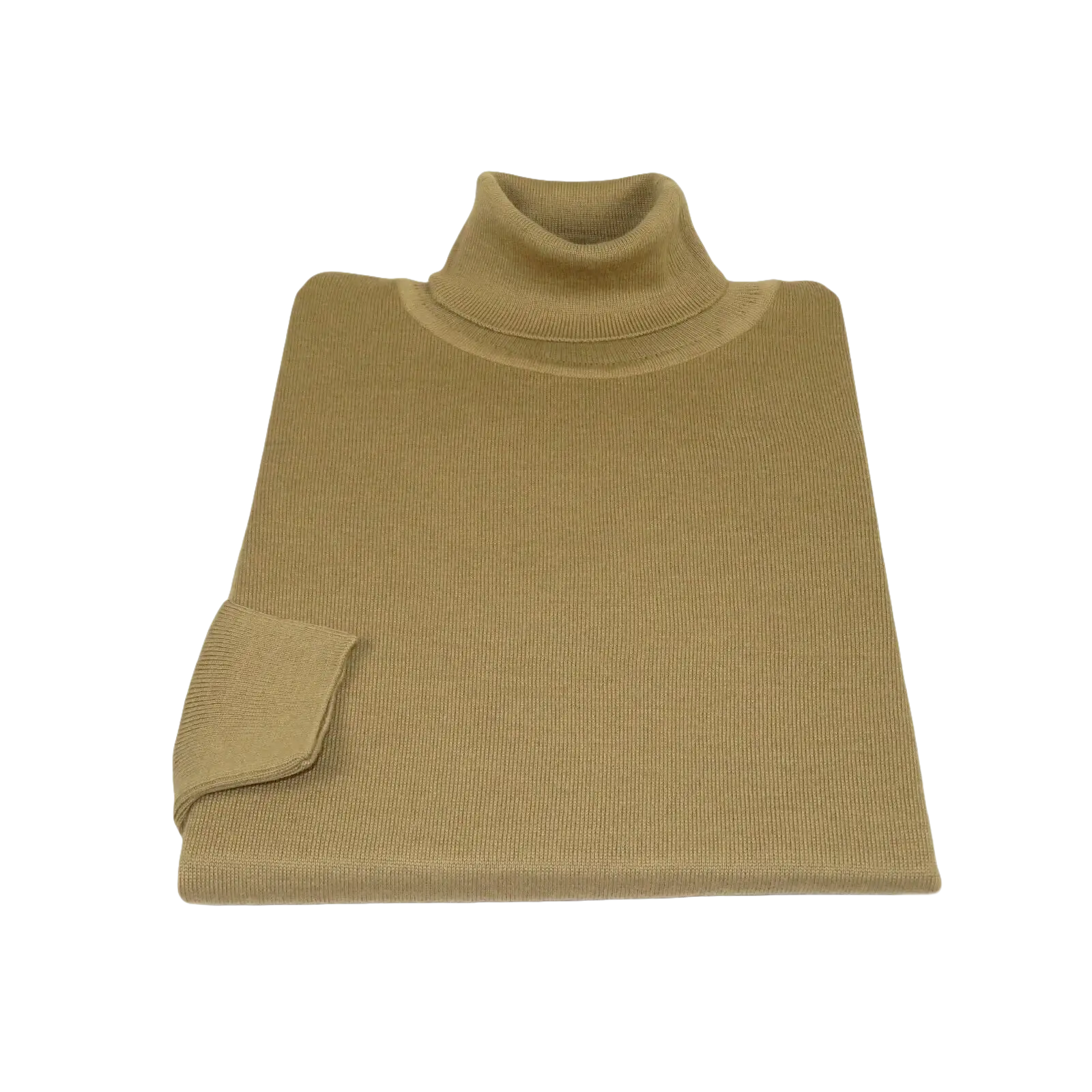 Men PRINCELY Turtle neck Sweater From Turkey Soft Merino Wool 1011 - 80 Taupe - J.Valintin Men's Wear Legend - 96729
