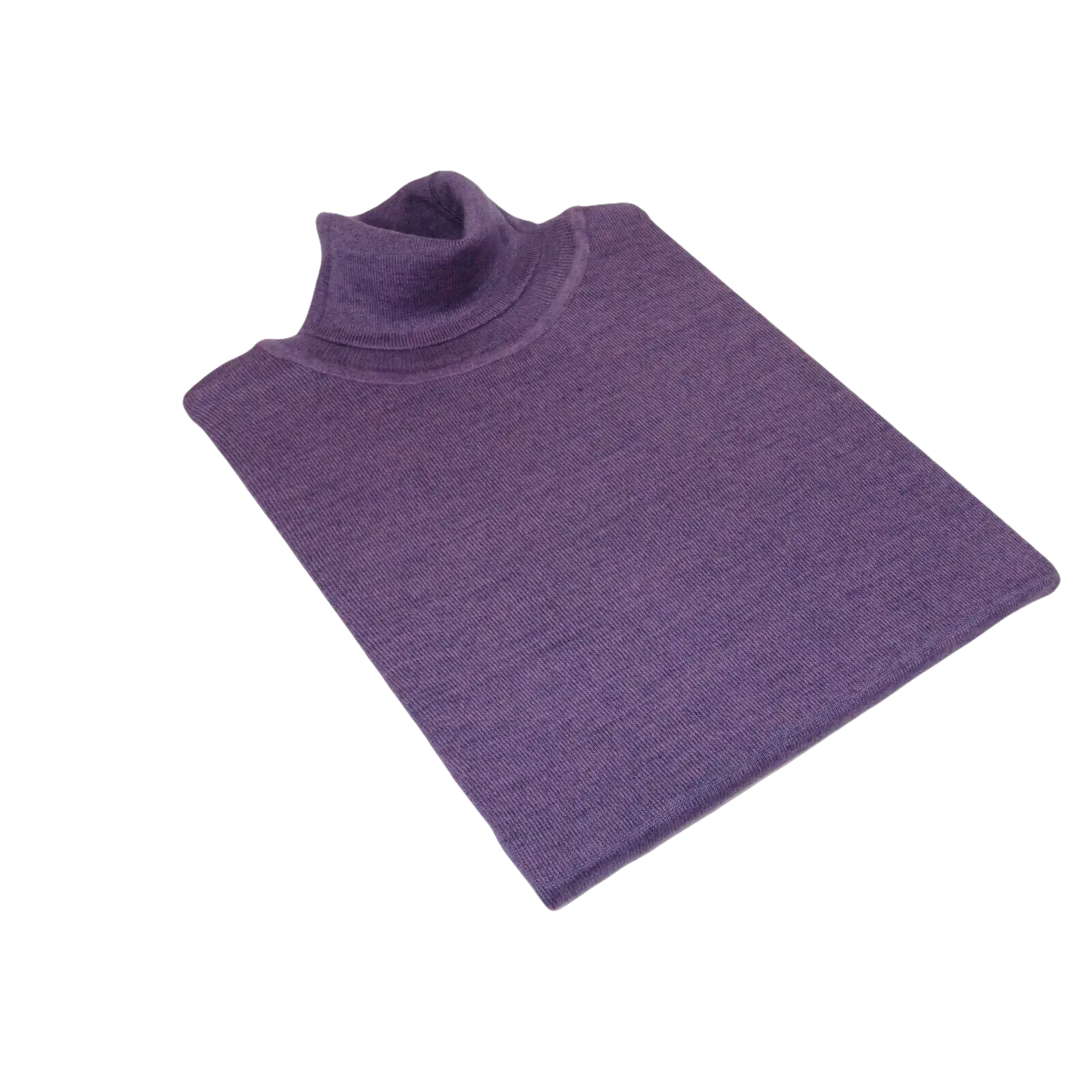 Men PRINCELY Turtle neck Sweater From Turkey Soft Merinos Wool 1011 - 80 Purple - J.Valintin Men's Wear Legend - 96709