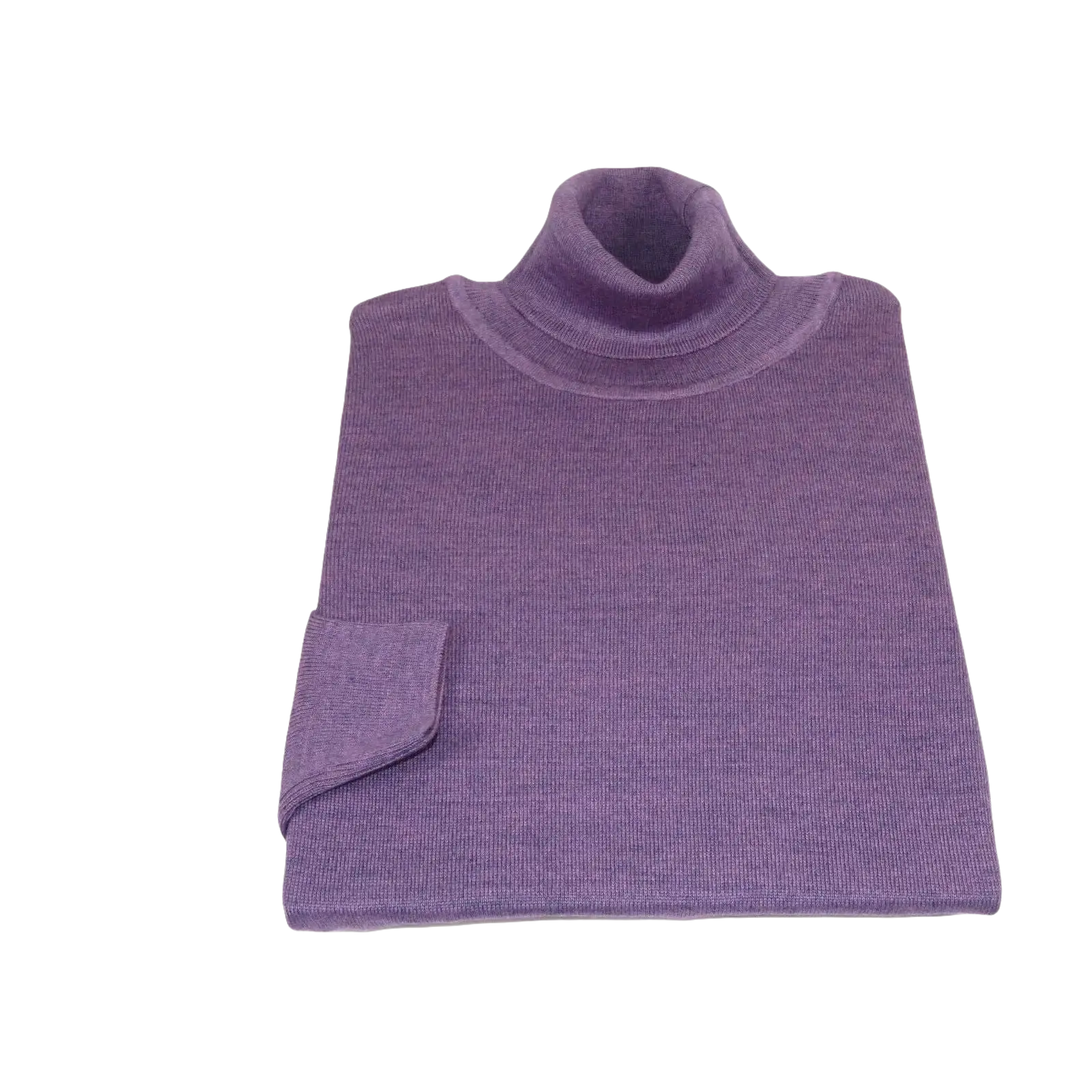 Men PRINCELY Turtle neck Sweater From Turkey Soft Merinos Wool 1011 - 80 Purple - J.Valintin Men's Wear Legend - 96709