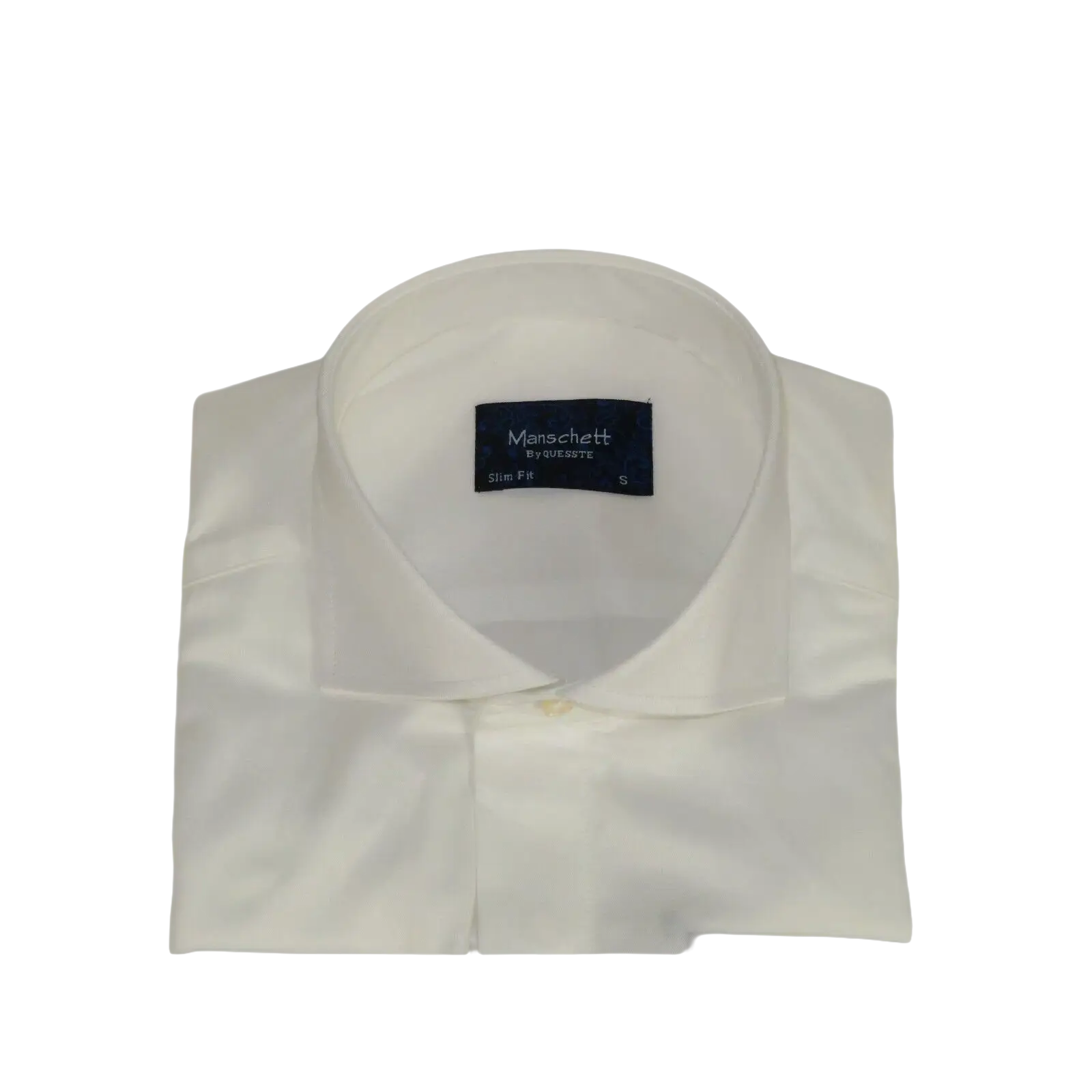 Men Sateen Cotton Blend Shirt Manschett Quesste Turkey Slim Fit 4130 - 02 Ivory - J.Valintin Men's Wear Legend - 96945