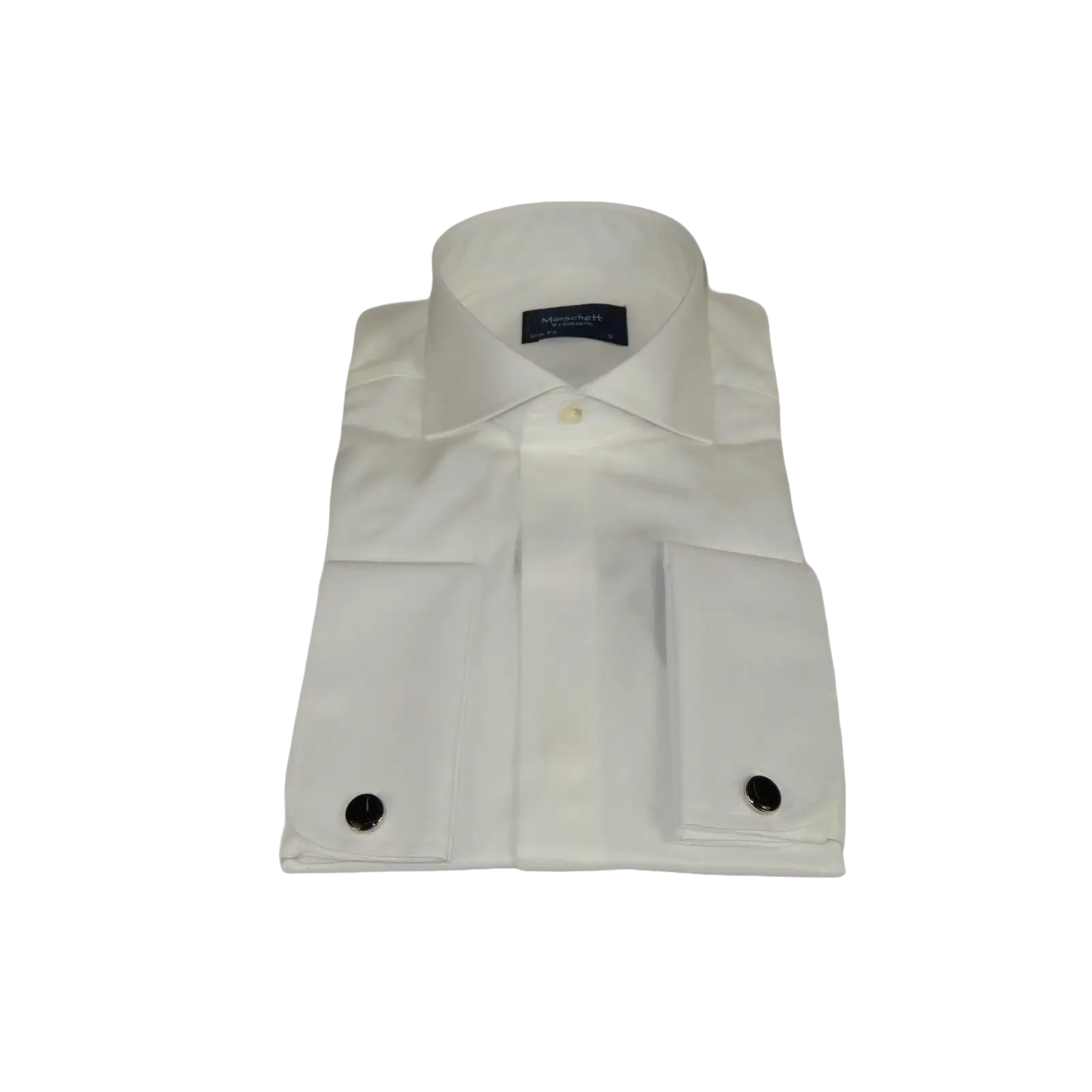 Men Sateen Cotton Blend Shirt Manschett Quesste Turkey Slim Fit 4130 - 02 Ivory - J.Valintin Men's Wear Legend - 96945