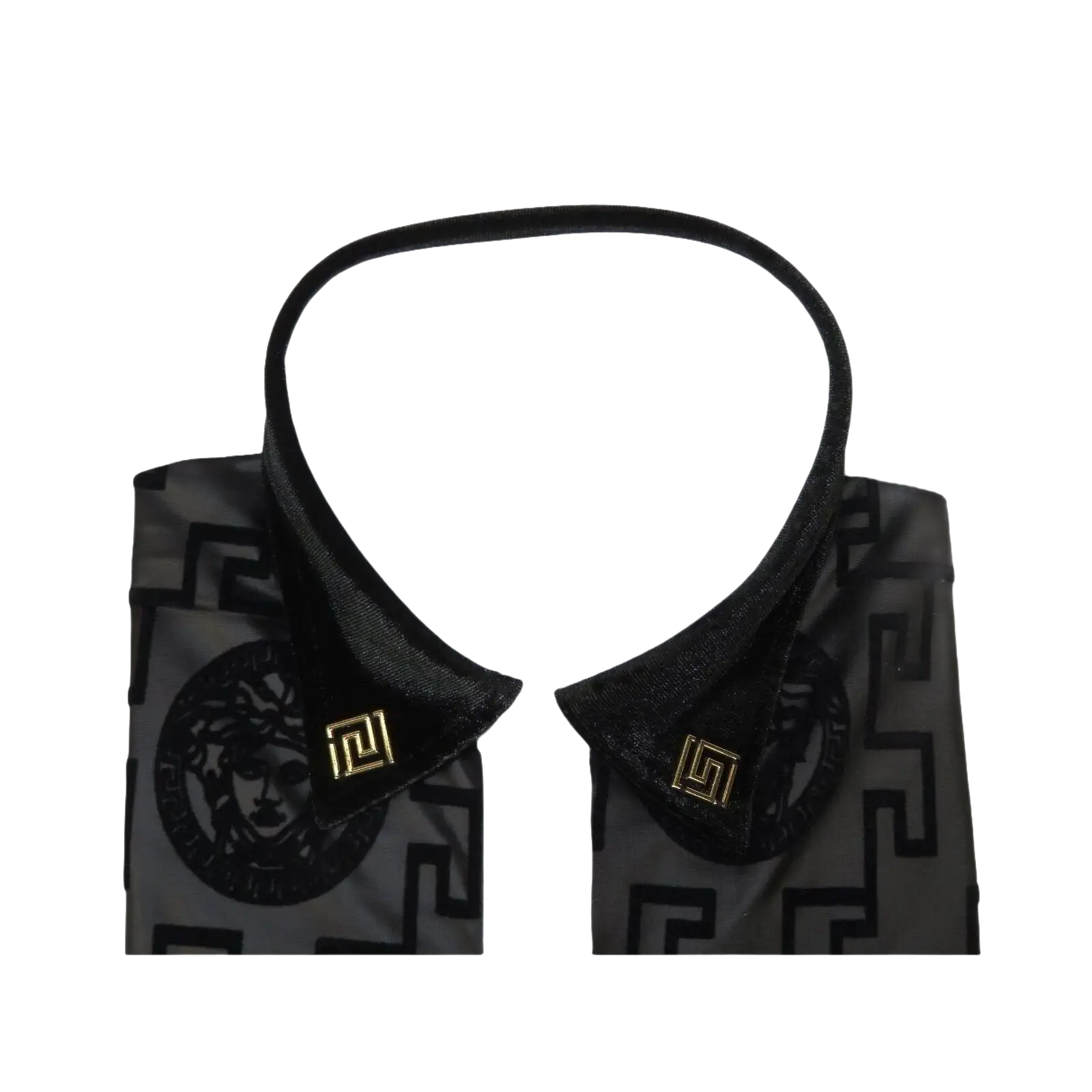 Men Sports Shirt by DE - NIKO Medallion Lion design Satin Cotton 2023 White Slim - J.Valintin Men's Wear Legend - 100221