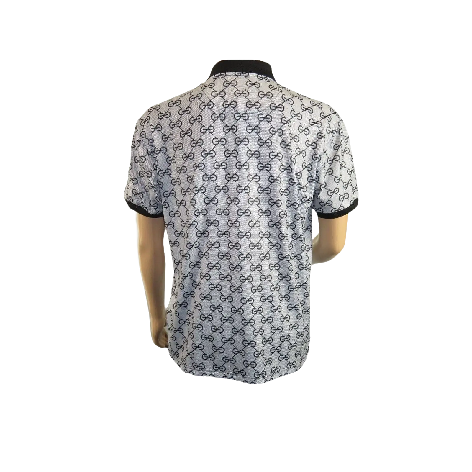 Men Sports Shirt DE - NIKO Short Sleeves Soft Modal Fashion Polo Shirt G1121 Gray - J.Valintin Men's Wear Legend - 100187