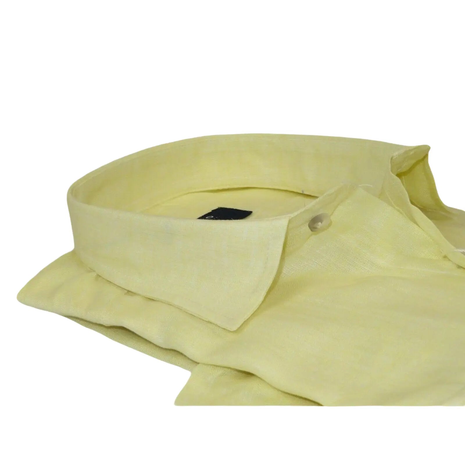 Men's Ciazzo Turkey 100% Linen Breathable Shirt Short Sleeves #Linen 22 Yellow - J.Valintin Men's Wear Legend - 101059