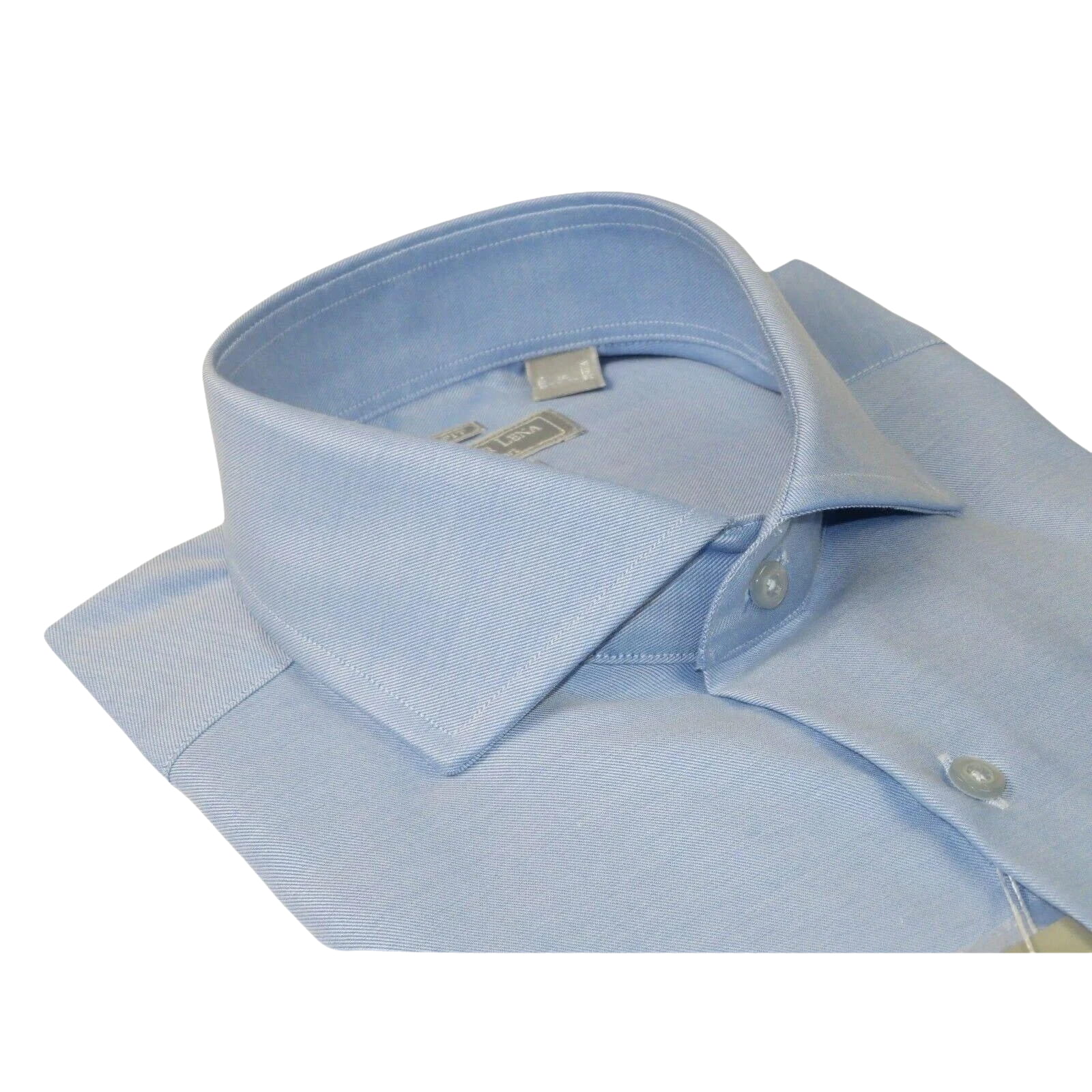 Men's Dress Shirt Christopher Lena 100% Cotton Wrinkle Free C507RSSR Blue Slim - J.Valintin Men's Wear Legend - 92299