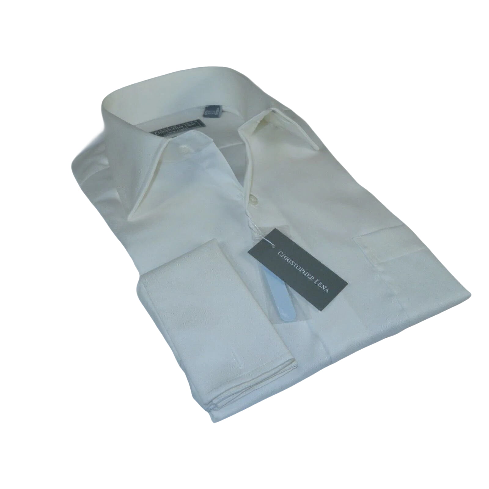 Men's Dress Shirt Christopher Lena 100% Cotton Wrinkle Free C507WD0F Ecru - J.Valintin Men's Wear Legend - 92320