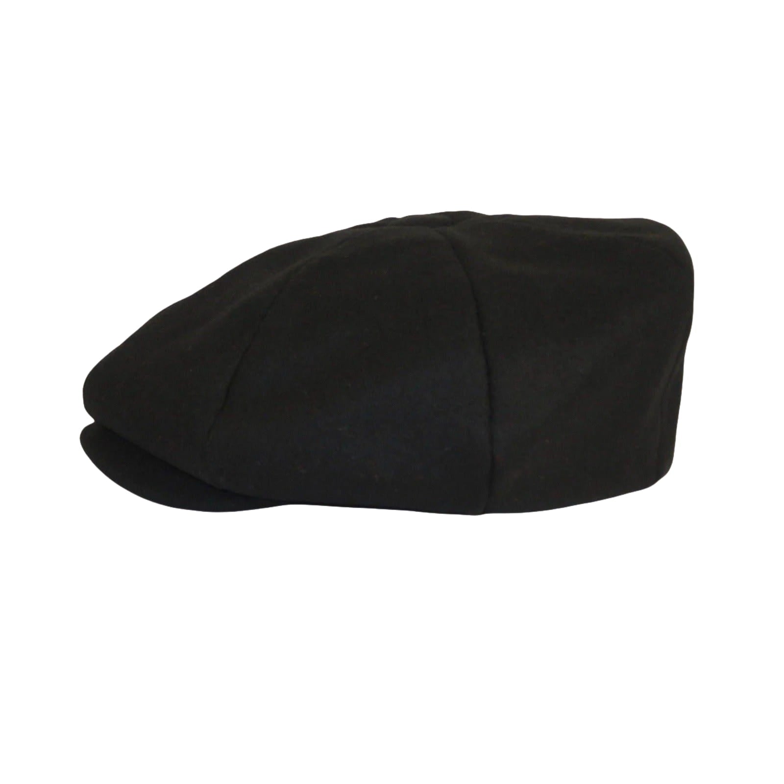 Mens Fashion Classic Flannel Wool Apple Cap Hat by Bruno Capelo ME900 Black - J.Valintin Men's Wear Legend - ME900 - Black - S