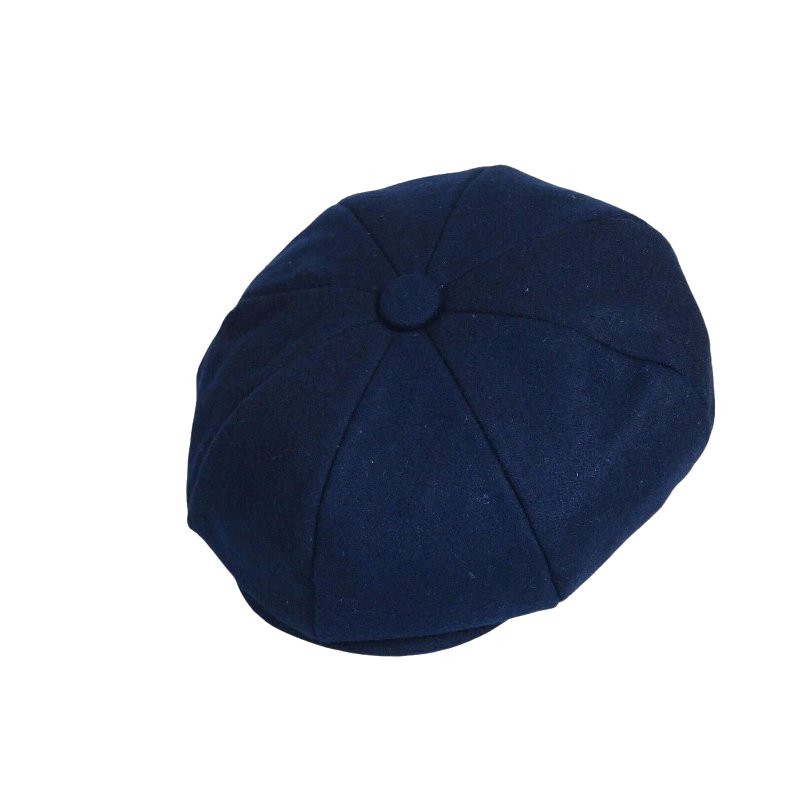 Mens Fashion Classic Flannel Wool Apple Cap Hat by Bruno Capelo ME902 Navy Blue - J.Valintin Men's Wear Legend - 98139