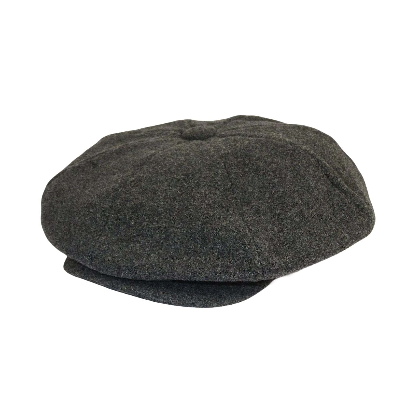 Mens Fashion Classic Flannel Wool Apple Cap Hat by Bruno Capelo ME904 Charcoal - J.Valintin Men's Wear Legend - 98147
