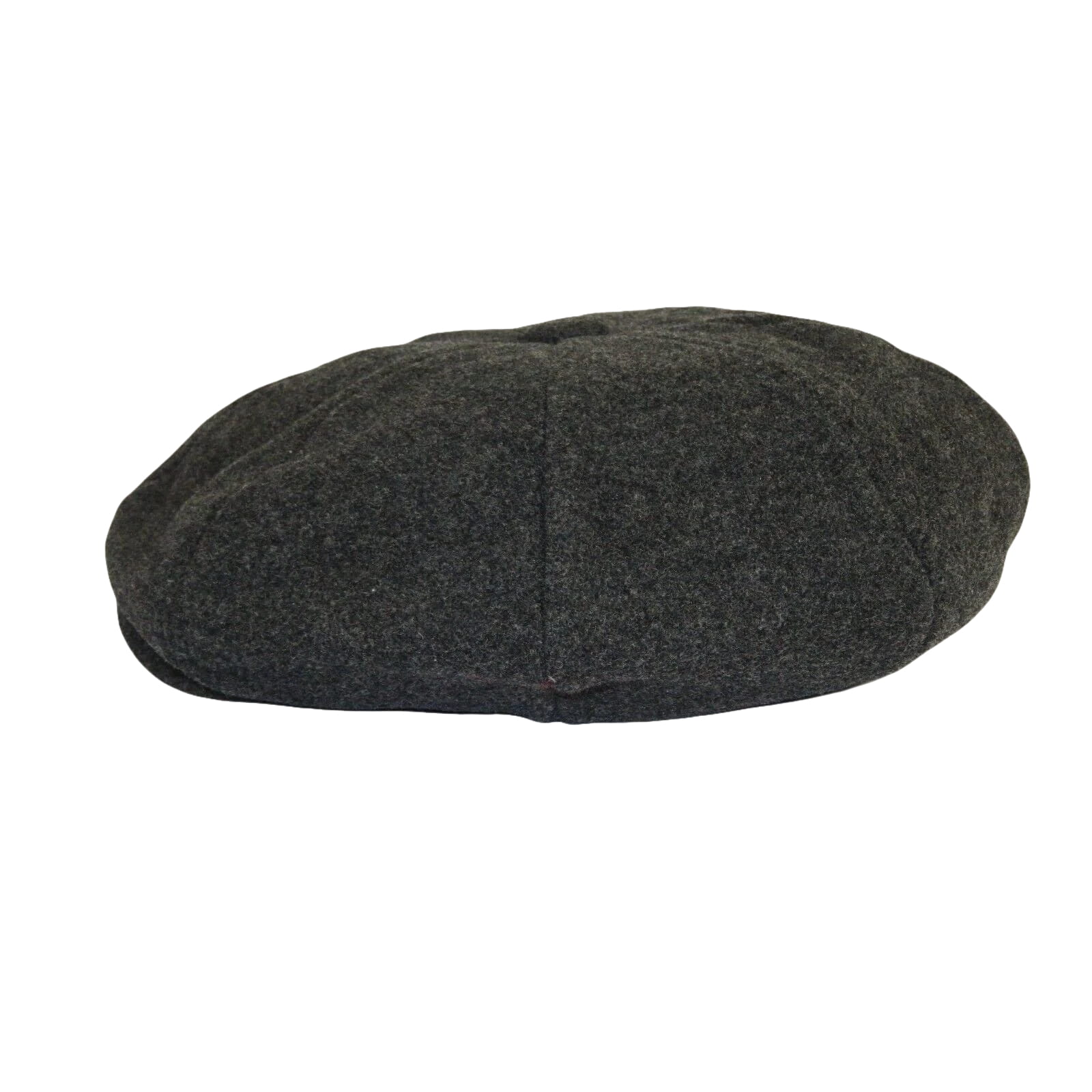 Mens Fashion Classic Flannel Wool Apple Cap Hat by Bruno Capelo ME904 Charcoal - J.Valintin Men's Wear Legend - 98147