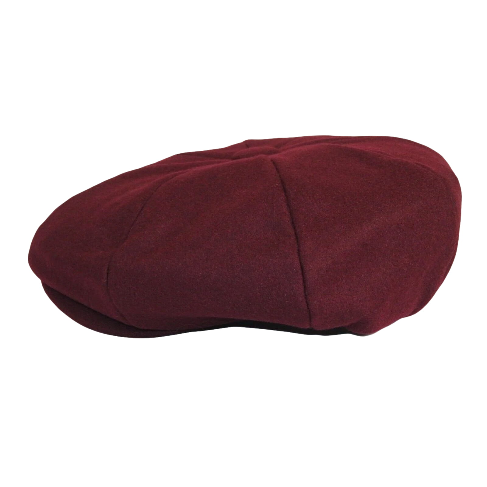 Mens Fashion Classic Flannel Wool Apple Cap Hat by Bruno Capelo ME906 Burgundy - J.Valintin Men's Wear Legend - 98155