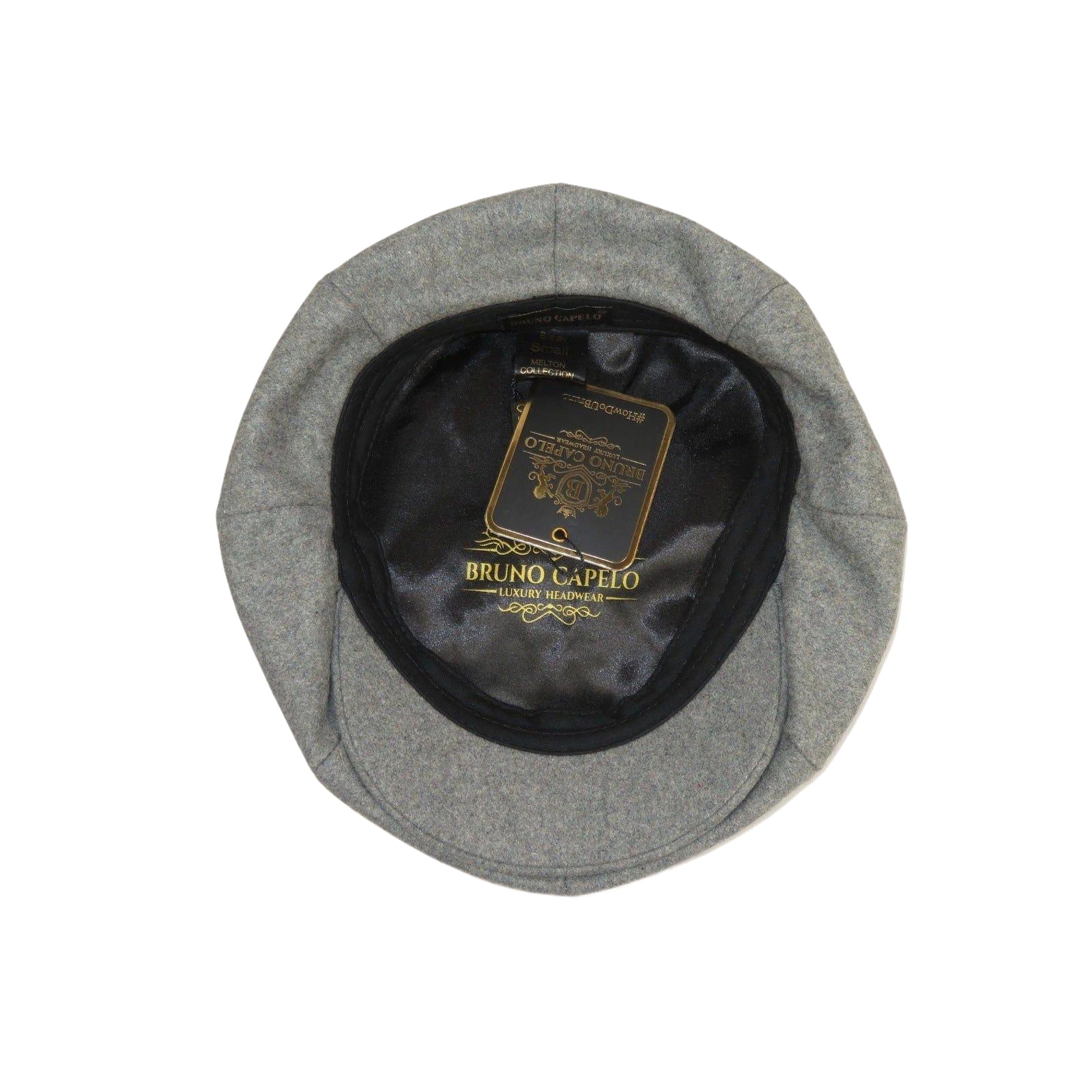 Mens Fashion Classic Flannel Wool Apple Cap Hat by Bruno Capelo ME907 Gray - J.Valintin Men's Wear Legend - ME907 - Gray - S