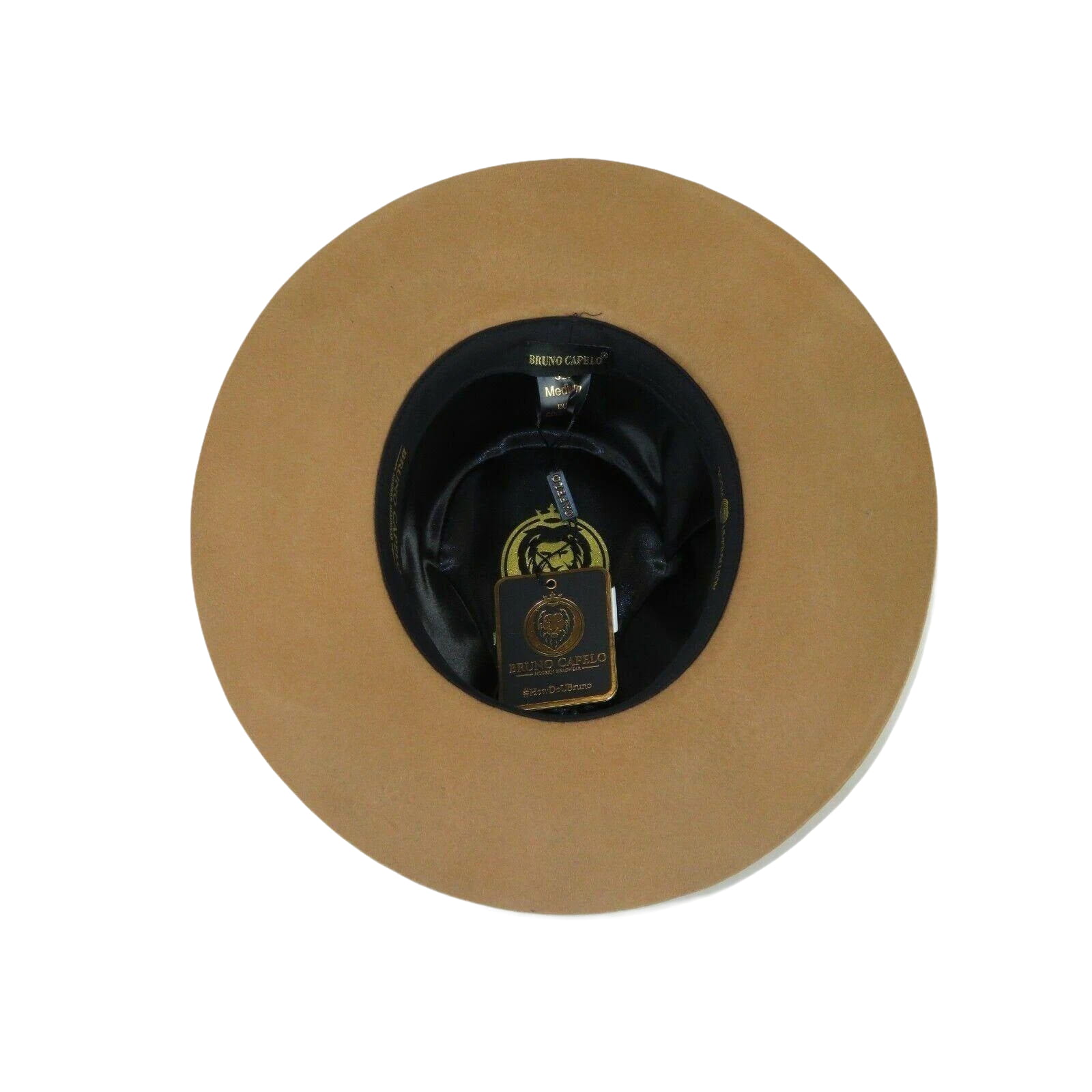 Mens Hat By BRUNO CAPELO Australian Wool Wide Brim Fedora Duke DU723 Acorn Camel - J.Valintin Men's Wear Legend - 93421