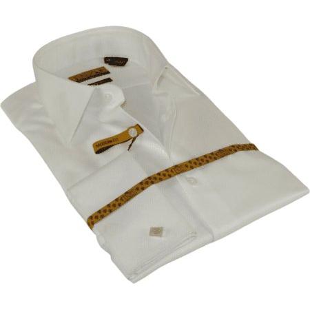 Mens long sleeves Cotton Shirt French Cuffs Wrinkle Resistance ENZO 61102 White, Men's, Size: 16 - 34/35 Mens long sleeves Cotton Shirt French Cuffs Wrinkle Resistance ENZO 61102 White, Men's, Size: 16 - 34/35