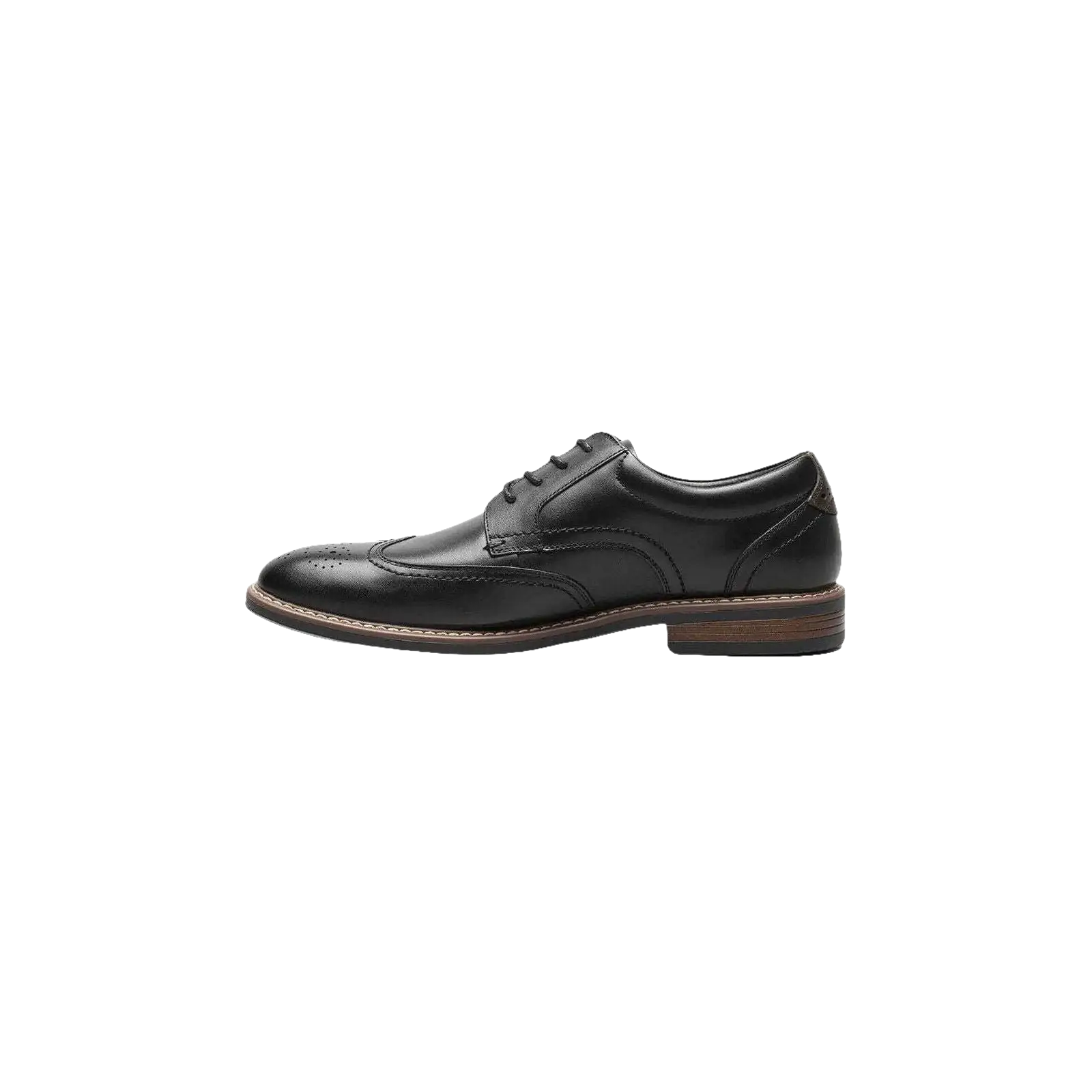 Men's Nunn Bush Centro Flex Wingtip Oxford Party Shoes Black 84983 - 001 - J.Valintin Men's Wear Legend - 84983 - 001_8 M
