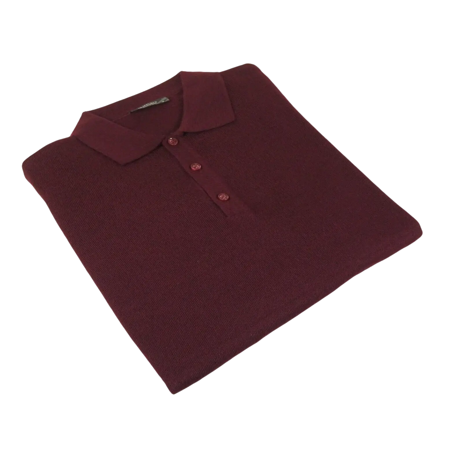 Mens PRINCELY Soft Merinos Wool Sweater Knits Lightweight Polo 1011 - 40 Burgundy - J.Valintin Men's Wear Legend - 96610