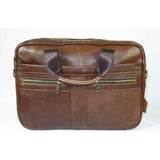 Mens Leather Hand Bag Laptop Notebook Office Business Briefcase #bag2 Brown