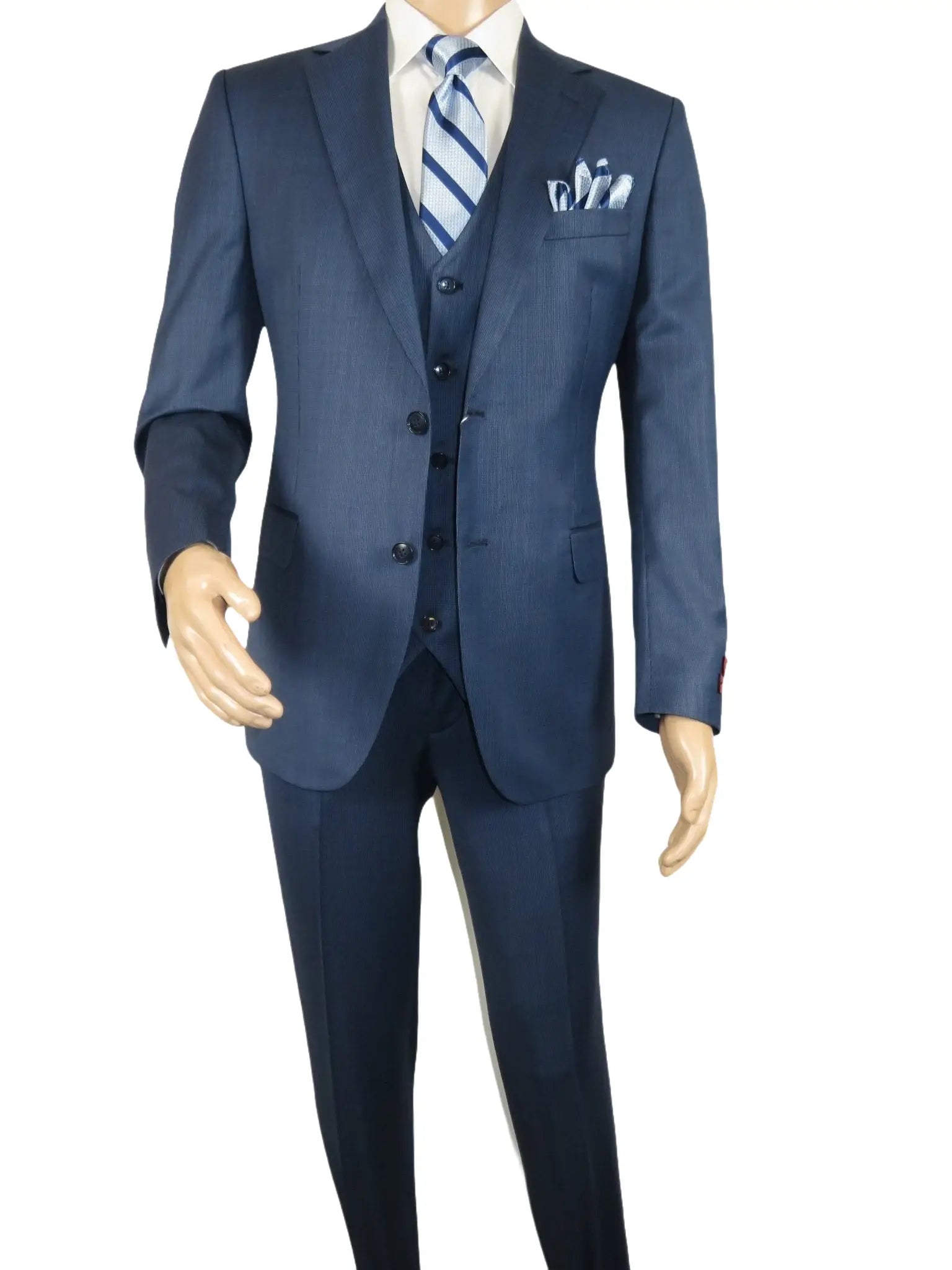 3pc Vested Suits - J.Valintin Men's Wear Legend