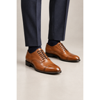 00012-40 Oak , Stacy Adams Leather Shoes Madison Lace Up Cap Toe
