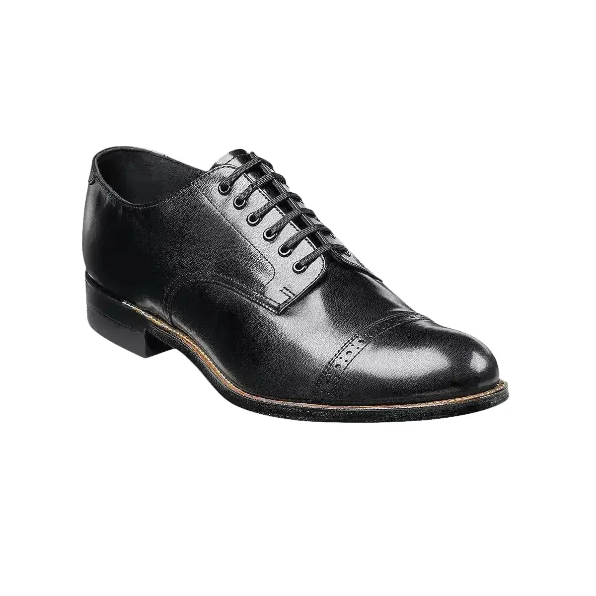 00012, Stacy Adams Leather Shoes Madison Lace Up Cap Toe All
