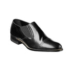 00017 , Stacy Adams Leather Shoes Madison Slip On Cap Toe - J.Valintin Men's Wear Legend - 92722
