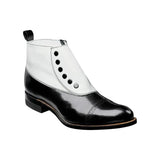 00026 , Stacy Adams Shoes High Top with Studs Spats Leather Two Tone All Colors - J.Valintin Men's Wear Legend - 92800