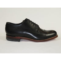 00107, Stacy adams Leather Shoes Cap Toe Oxford Lace Up Black - J.Valintin Men's Wear Legend - 92713